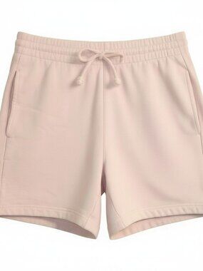 TNA Aritzia Cozy Fleece Boyfriend Pink Lightweight Jersey Sweat Shorts Size S